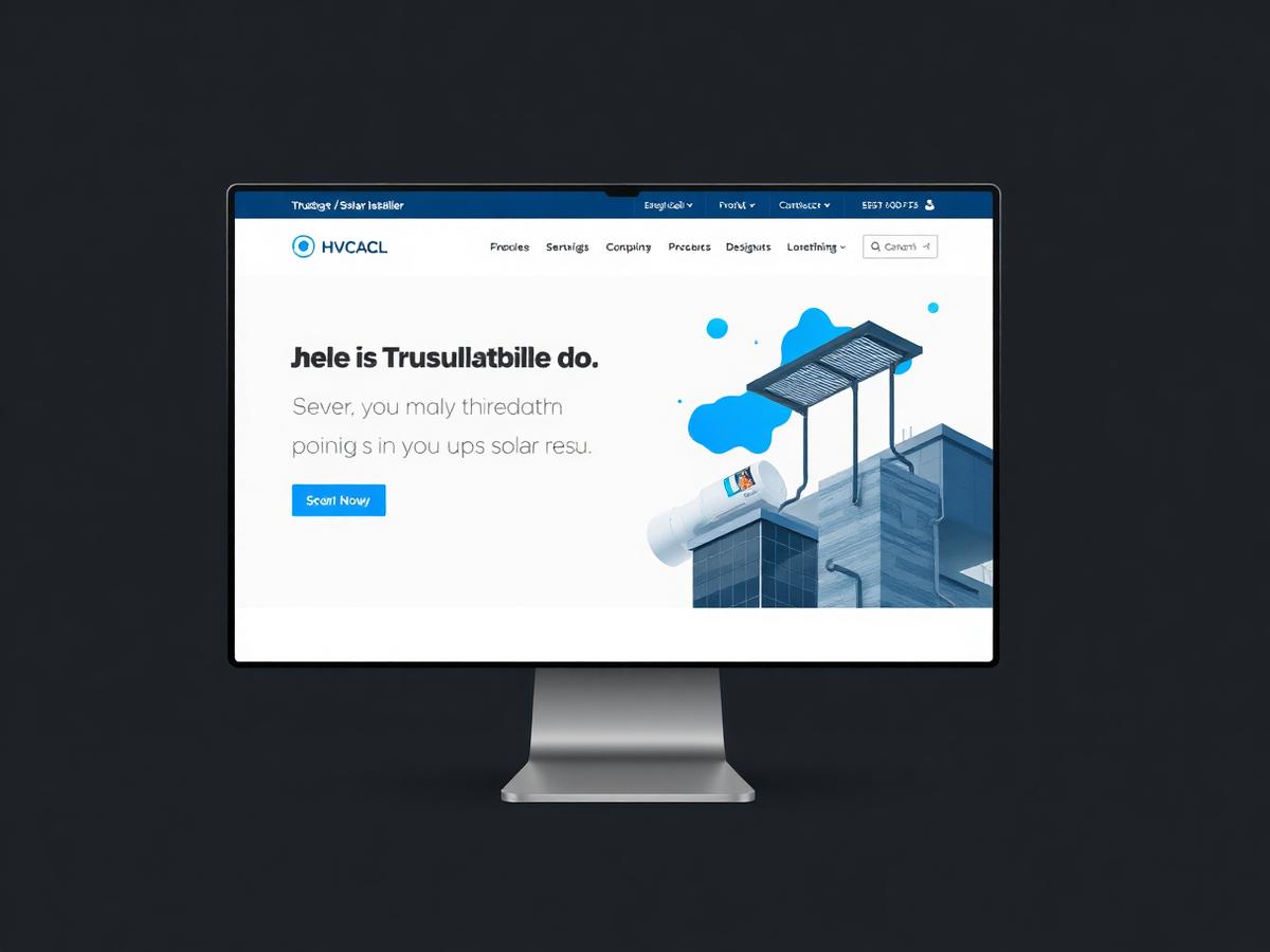 Halo HVAC website design by Corivo Digital
